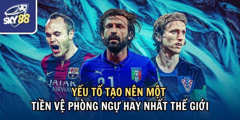 Yếu tố tạo nên một tiền vệ phòng ngự hay nhất thế giới